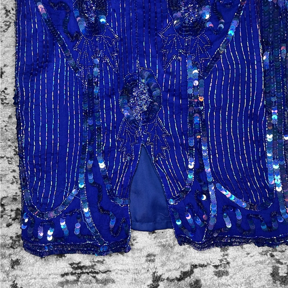 Vintage Stenay beaded dress - Picture 9 of 12